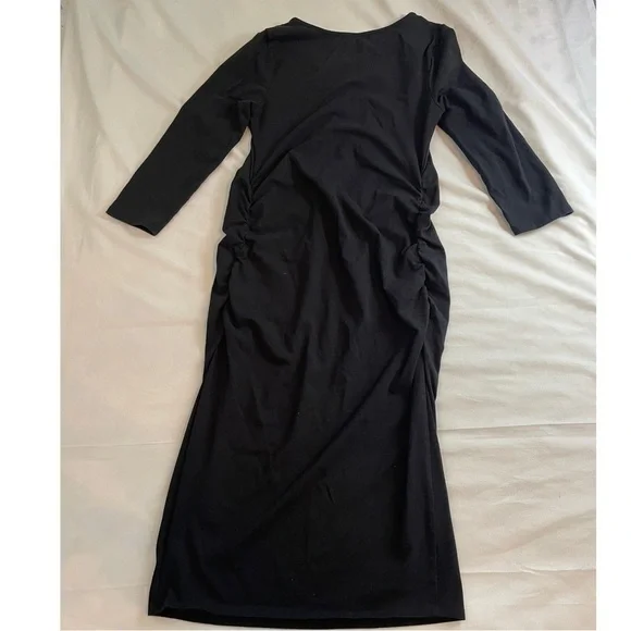 Isabel Maternity by Ingrid & Isabel Black Dress Size: L - Picture 2 of 4